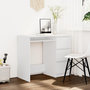 Voir la diapositive 1 : VIDAXL Bureau Blanc 90x45x76 cm Bois d'ingenierie