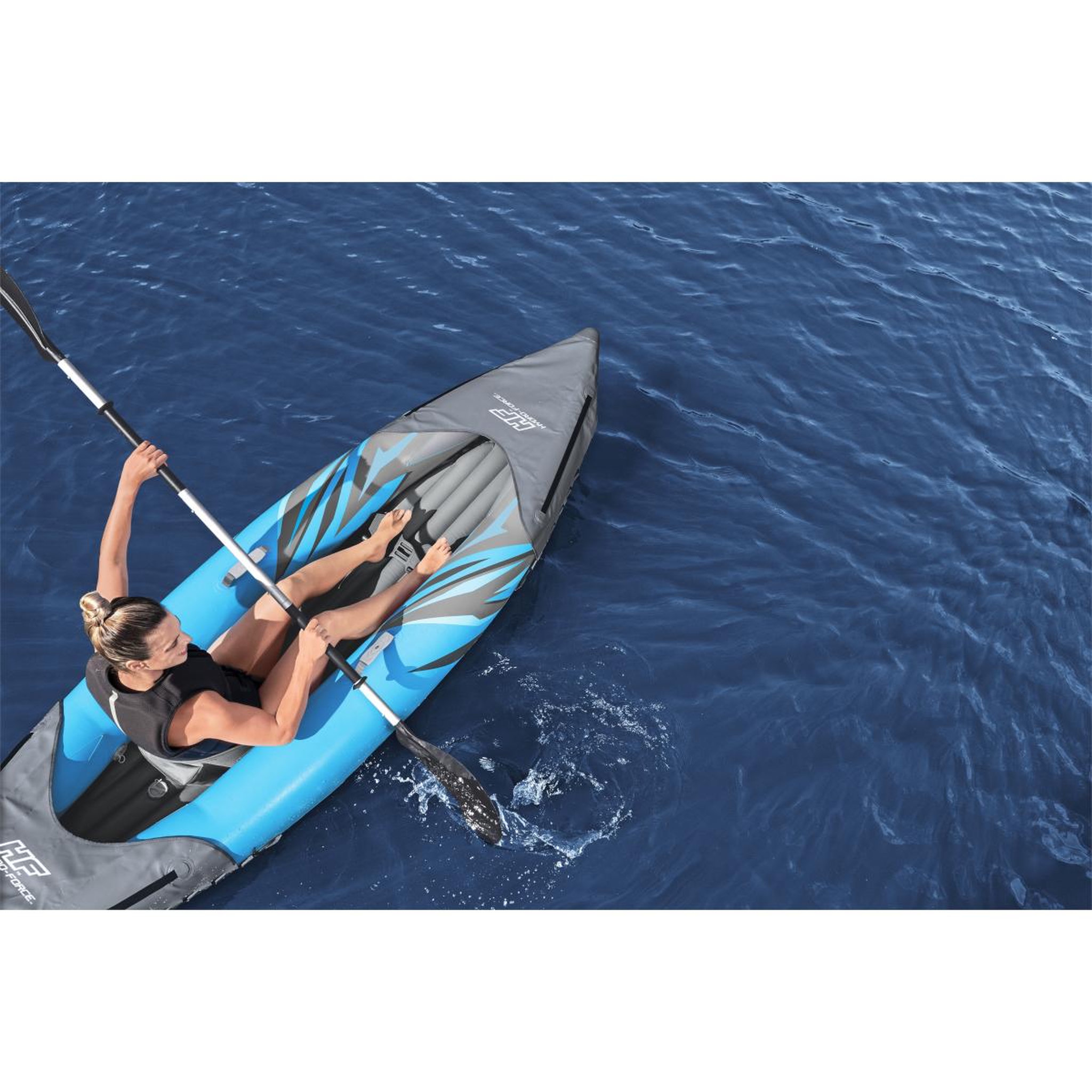 Voir la diapositive 3 : BESTWAY Kayak gonflable pour une personne surge elite 3,05 m - 65143