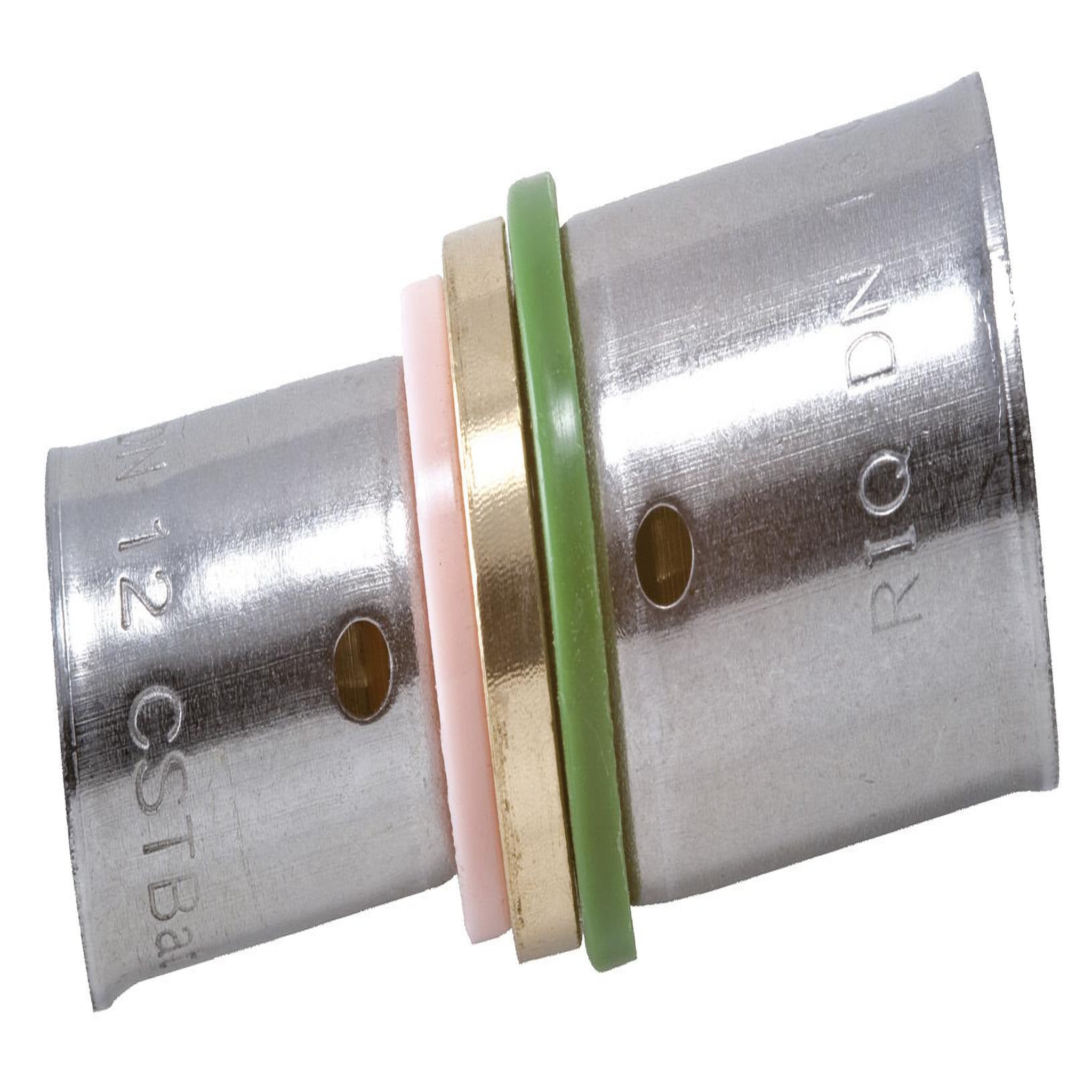 CENTRALE BRICO Raccord droit à sertir laiton D.16 pour tube en per