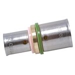 CENTRALE BRICO Raccord droit à sertir laiton D.16 pour tube en per