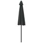 Voir la diapositive 5 : VIDAXL Parasol de balcon et mat en aluminium Anthracite 270x144cm Demi