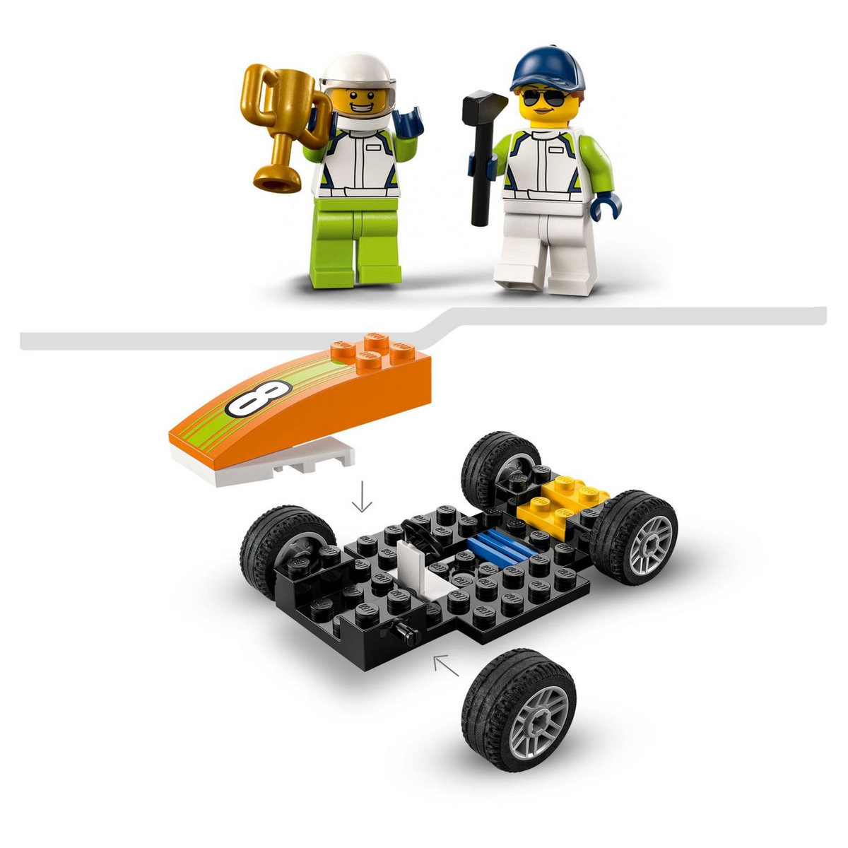 LEGO City 60322 - La voiture de course 