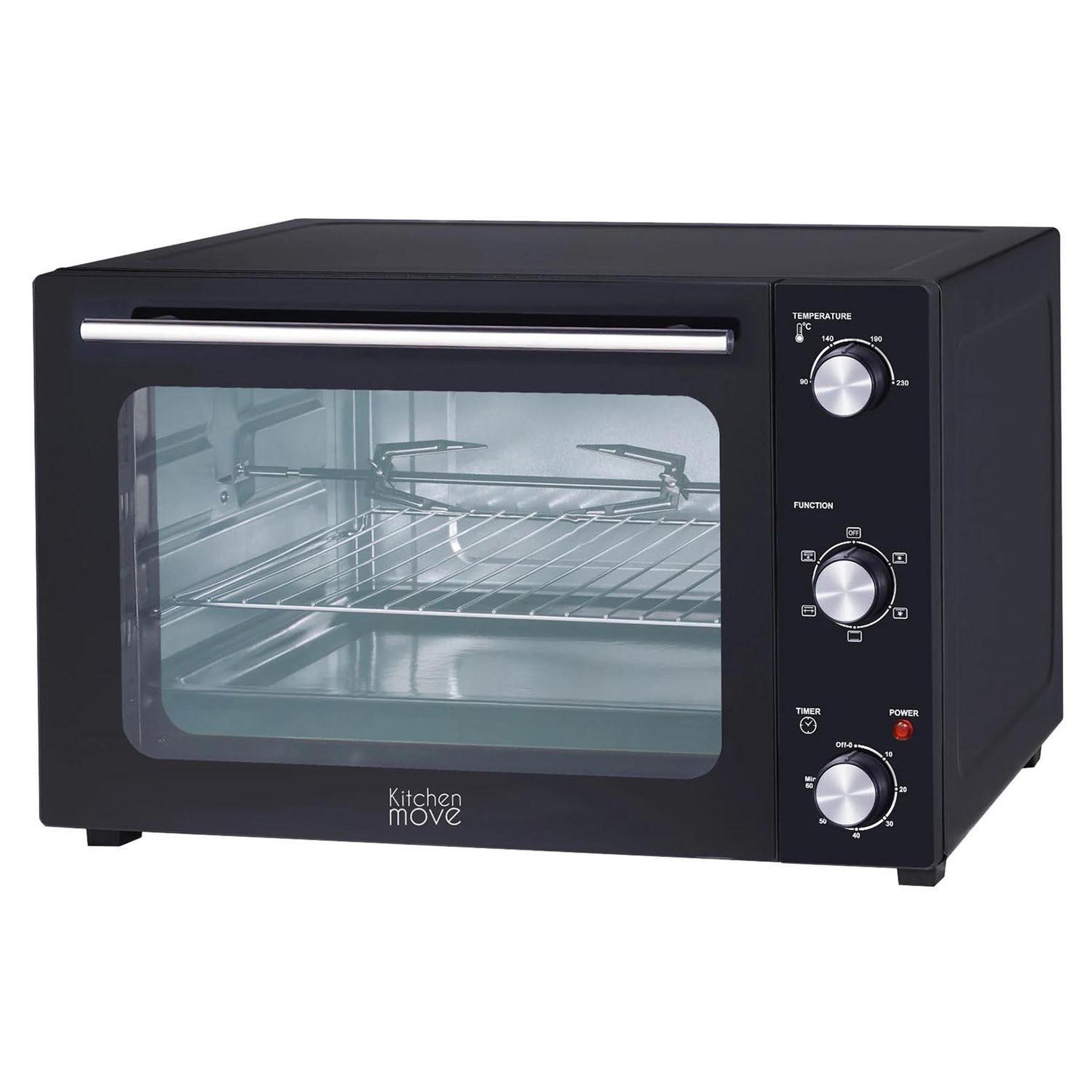 Kitchen move Four multifonction chaleur tournante 48l 1800w noir - BAT-48RC