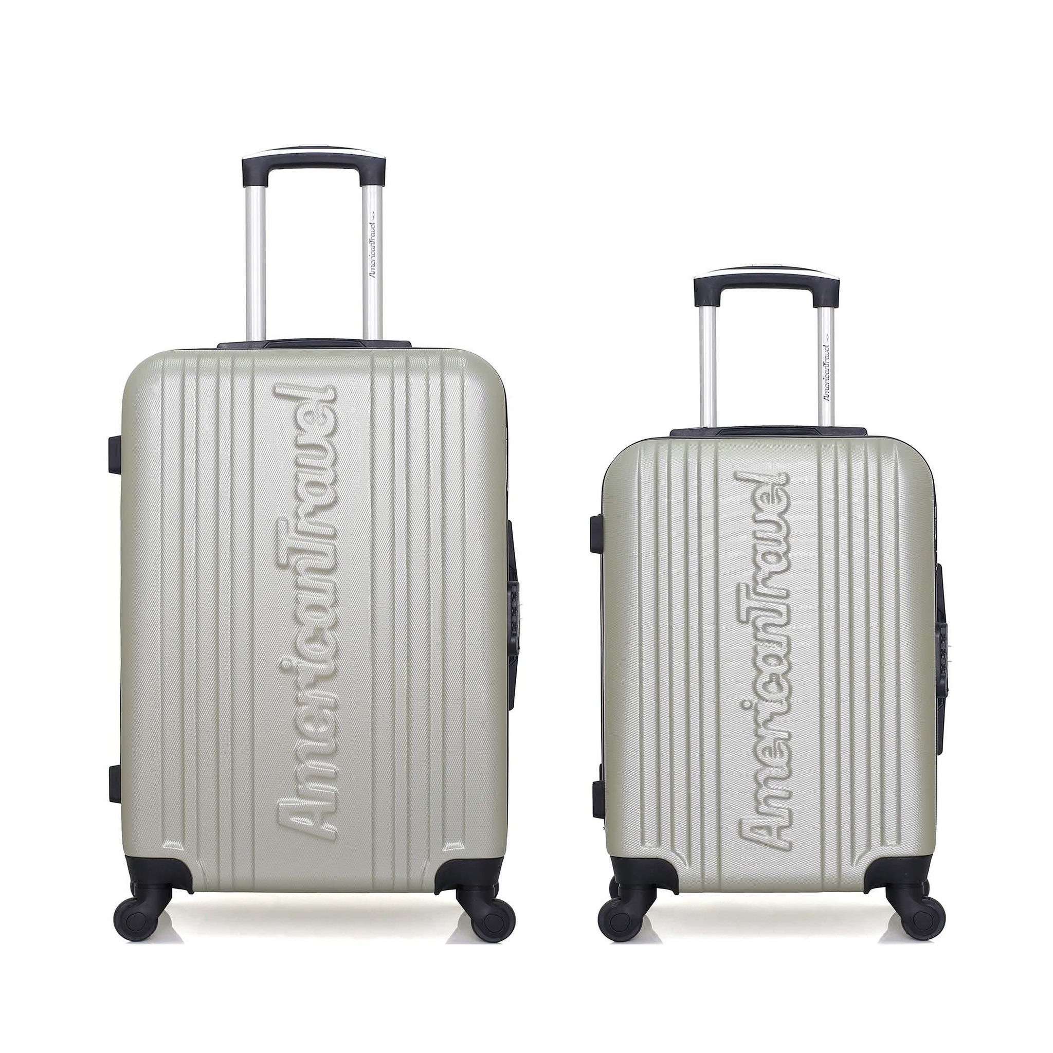 AMERICAN TRAVEL American travel - lot de 2 - valise weekend et valise cabine springfield