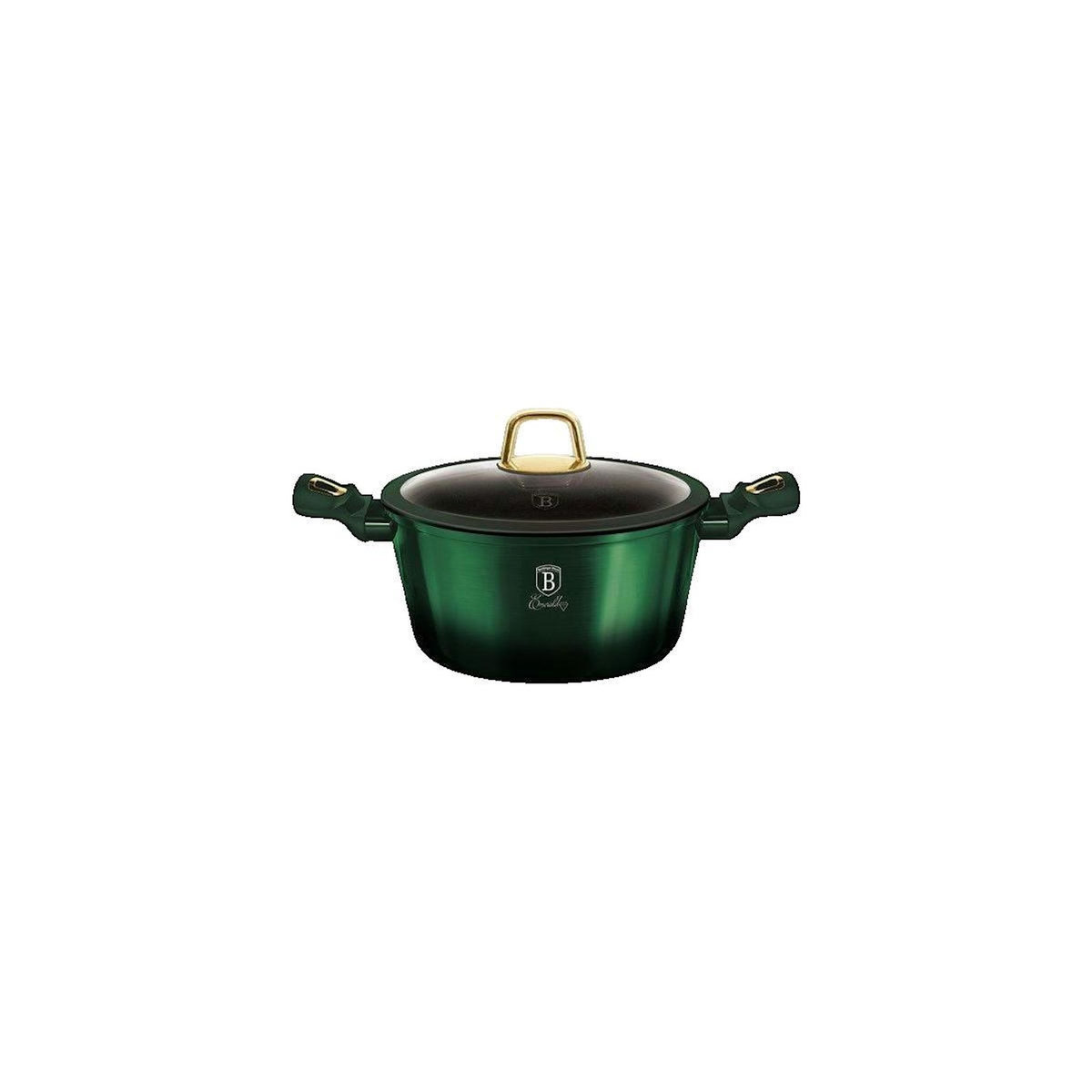 BERLINGER HAUS Casserole Berlinger Haus Aluminium Forgé Vert Métallique 20 cm