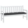 Voir la diapositive 1 : VIDAXL Coussin de banc de jardin anthracite melange 150x50x7 cm tissu