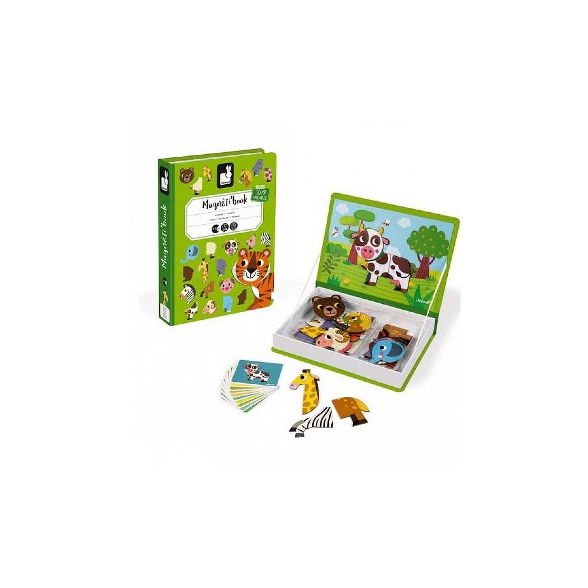 JANOD Jeu educatif - MagnetiBook Animaux