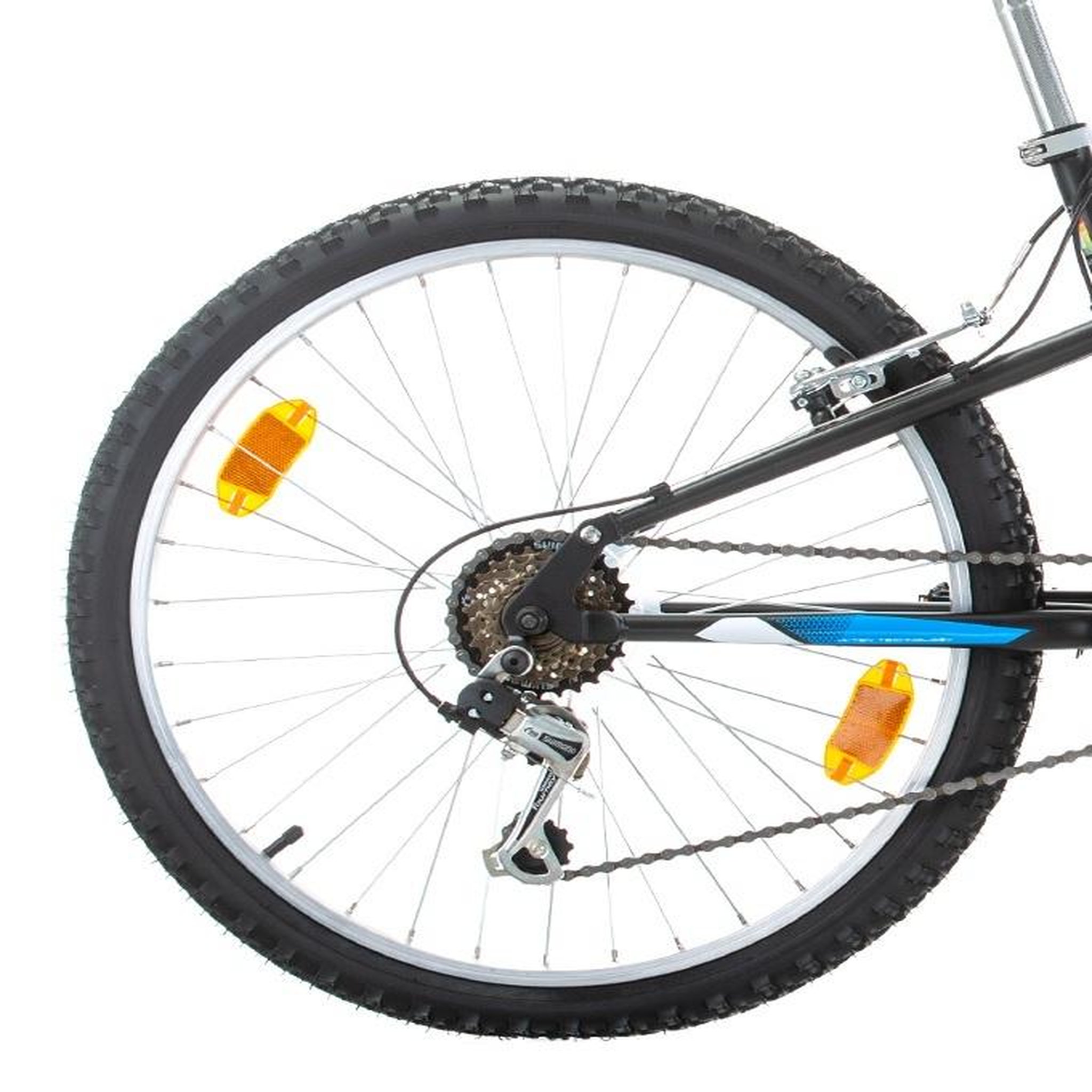 Voir la diapositive 6 : BACHINI Vélo enfant - VTT 24'' Tout Suspendu avec transmission complète Shimano pour adolescent de taille comprise entre 1.35 et 1.60m