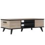 Voir la diapositive 3 : Table basse 2 tiroirs 2 niches L106cm JAMES