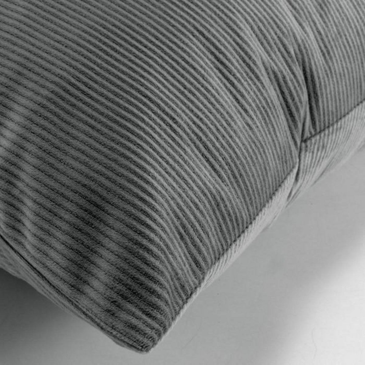 Paris Prix Coussin Déco en Velours  Casual  50x50cm Anthracite