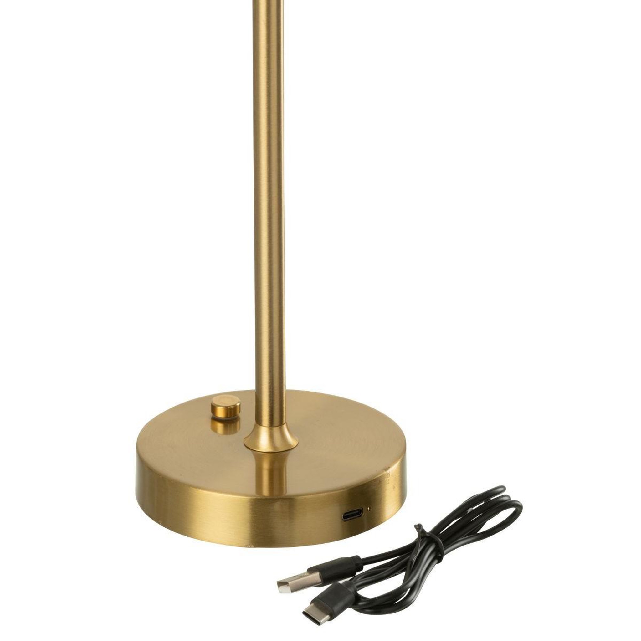 Voir la diapositive 3 : J-LINE Lampe à poser à led  noé  31cm doré