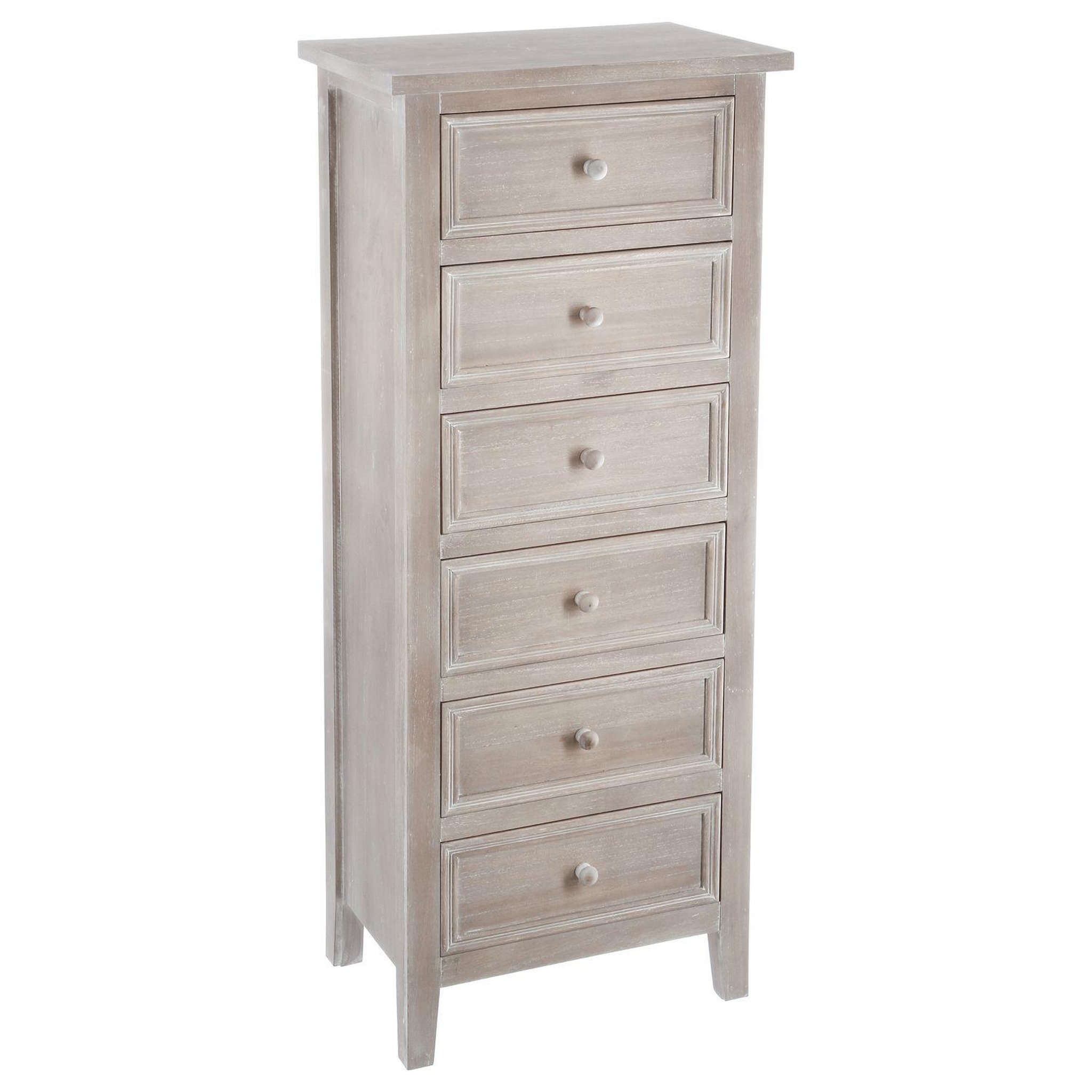 Voir la diapositive 1 : ATMOSPHERA Chiffonnier Charme - 6 Tiroirs