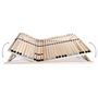 Voir la diapositive 2 : VIDAXL Sommier a lattes sans matelas avec 28 lattes 7 zones 120x200 cm