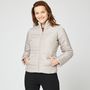 Voir la diapositive 1 : INEXTENSO Doudoune taupe zippé femme