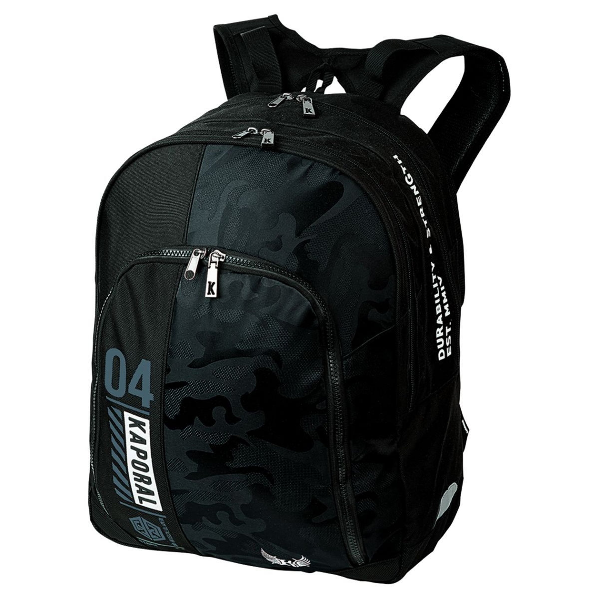 KAPORAL Sac à dos 2 compartiments noir