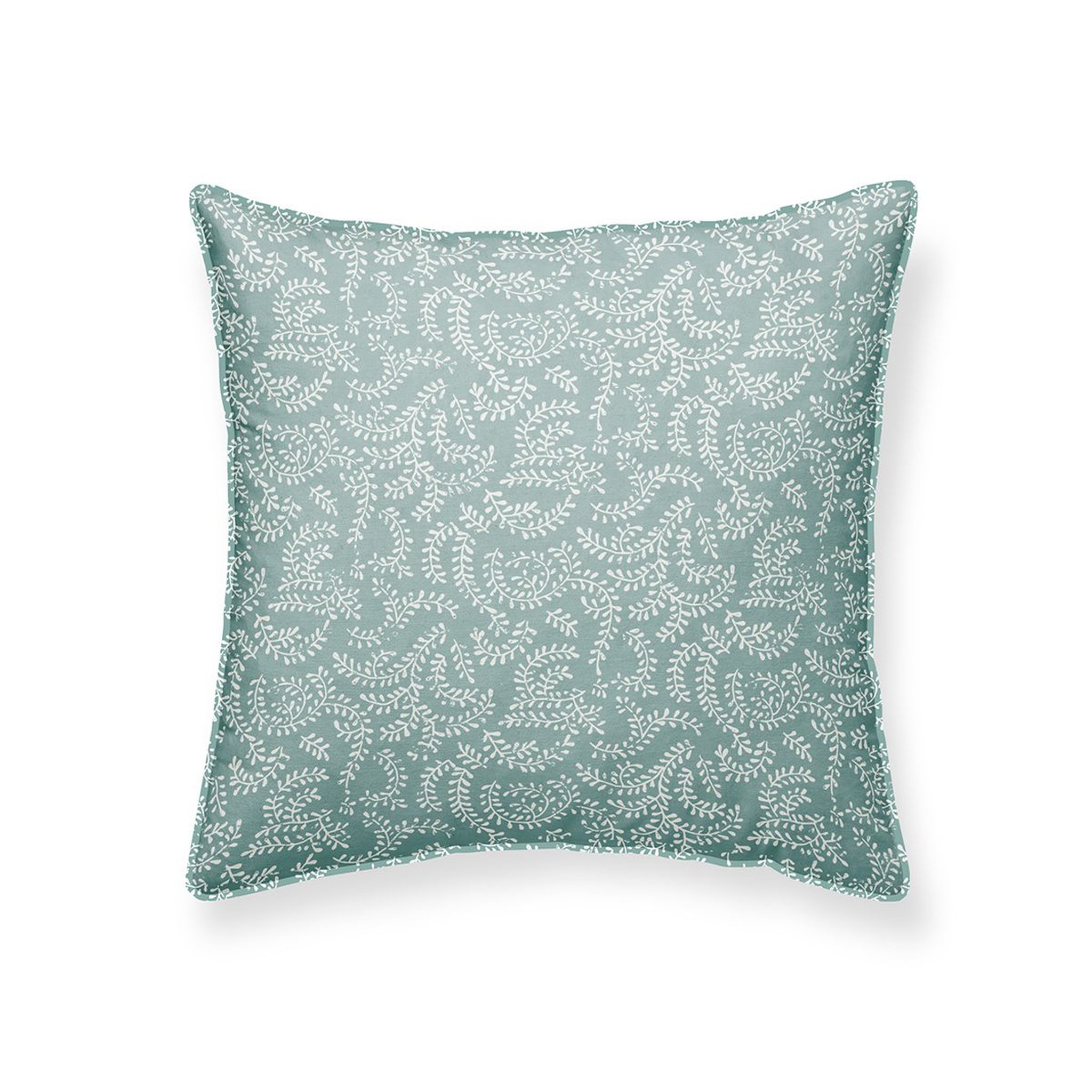 Voir la diapositive 2 : TODAY Coussin déco déhoussable en Coton imprimé Bohème KERALA 