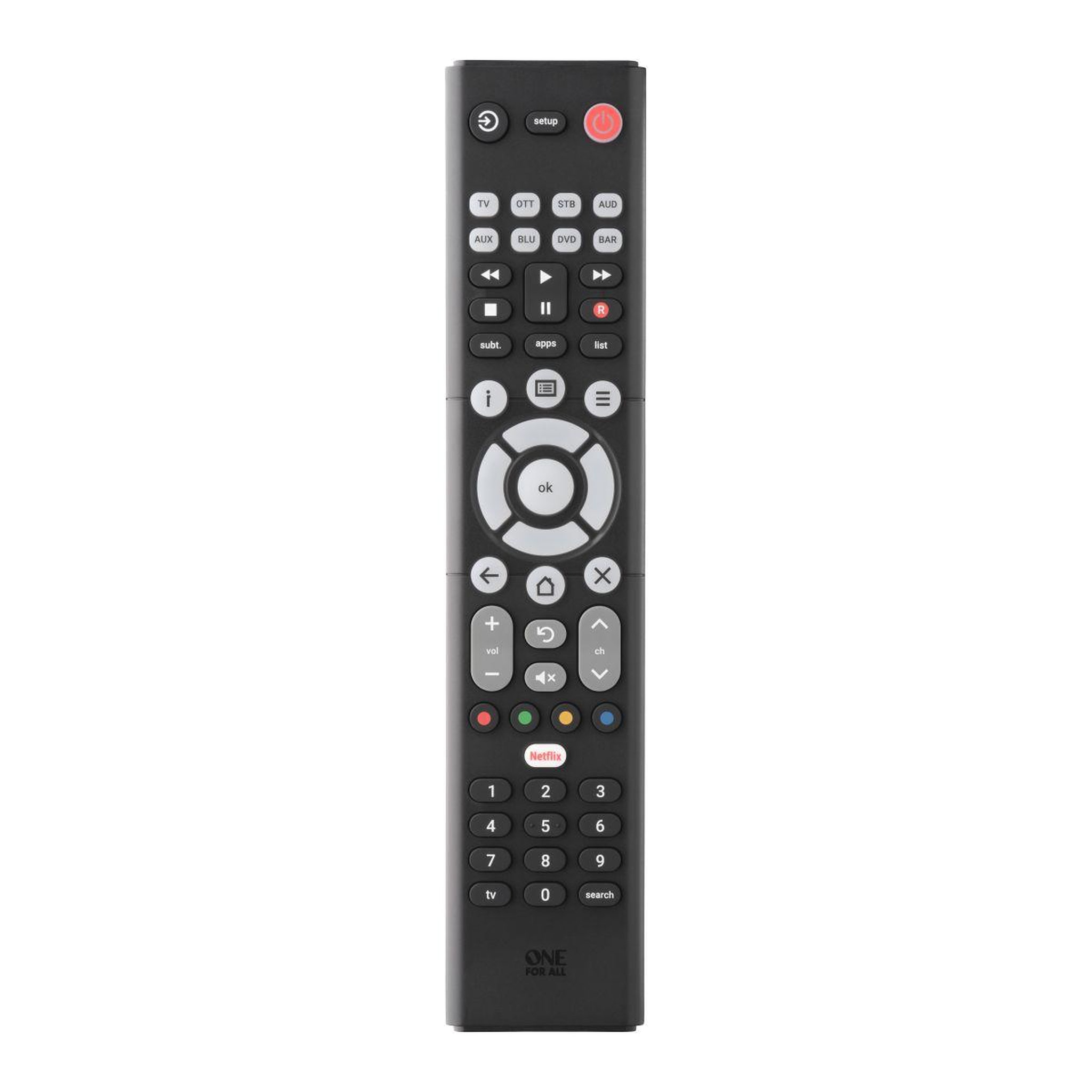 Voir la diapositive 3 : One For All Télécommande Universelle 8 en 1
