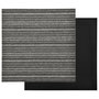 Voir la diapositive 4 : VIDAXL Dalles de tapis de sol 20 pcs 5 m^2 50x50 cm Anthracite raye