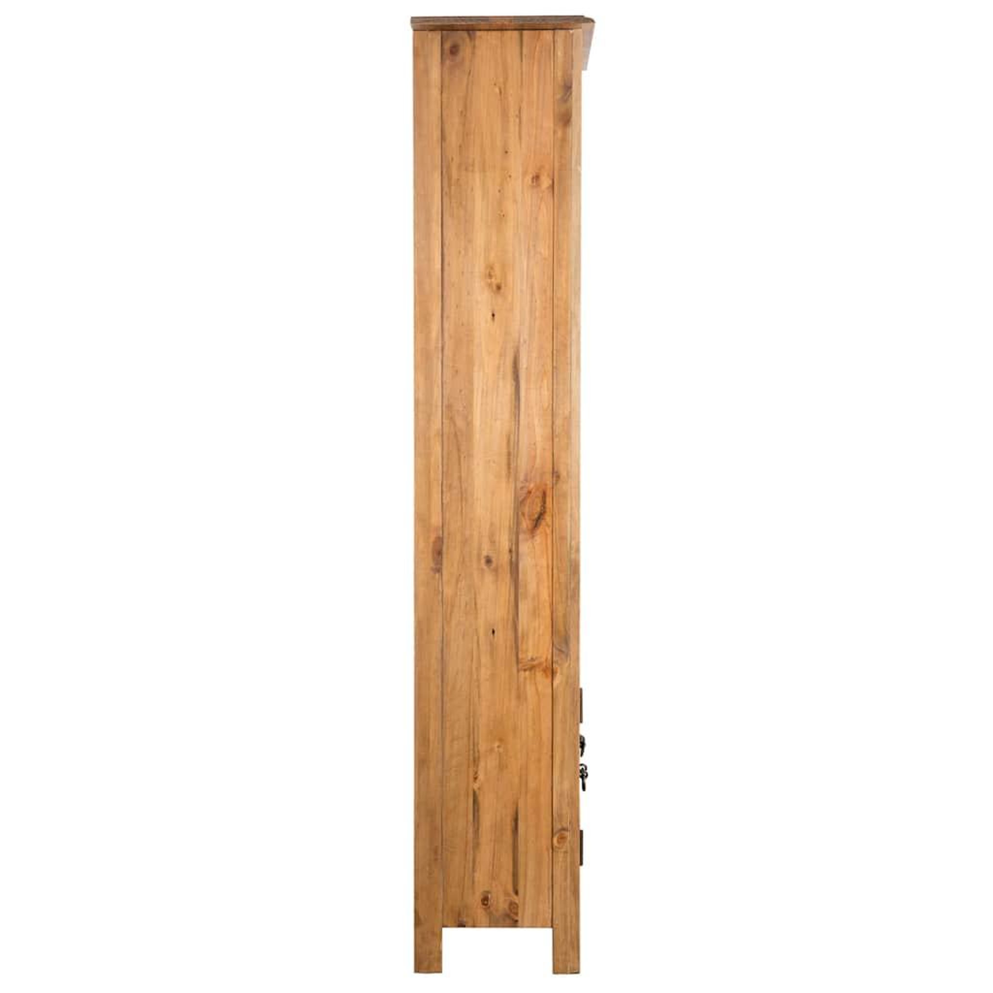Voir la diapositive 3 : VIDAXL Meuble de salle de bain autoportant bois pin massif 48x32x170cm