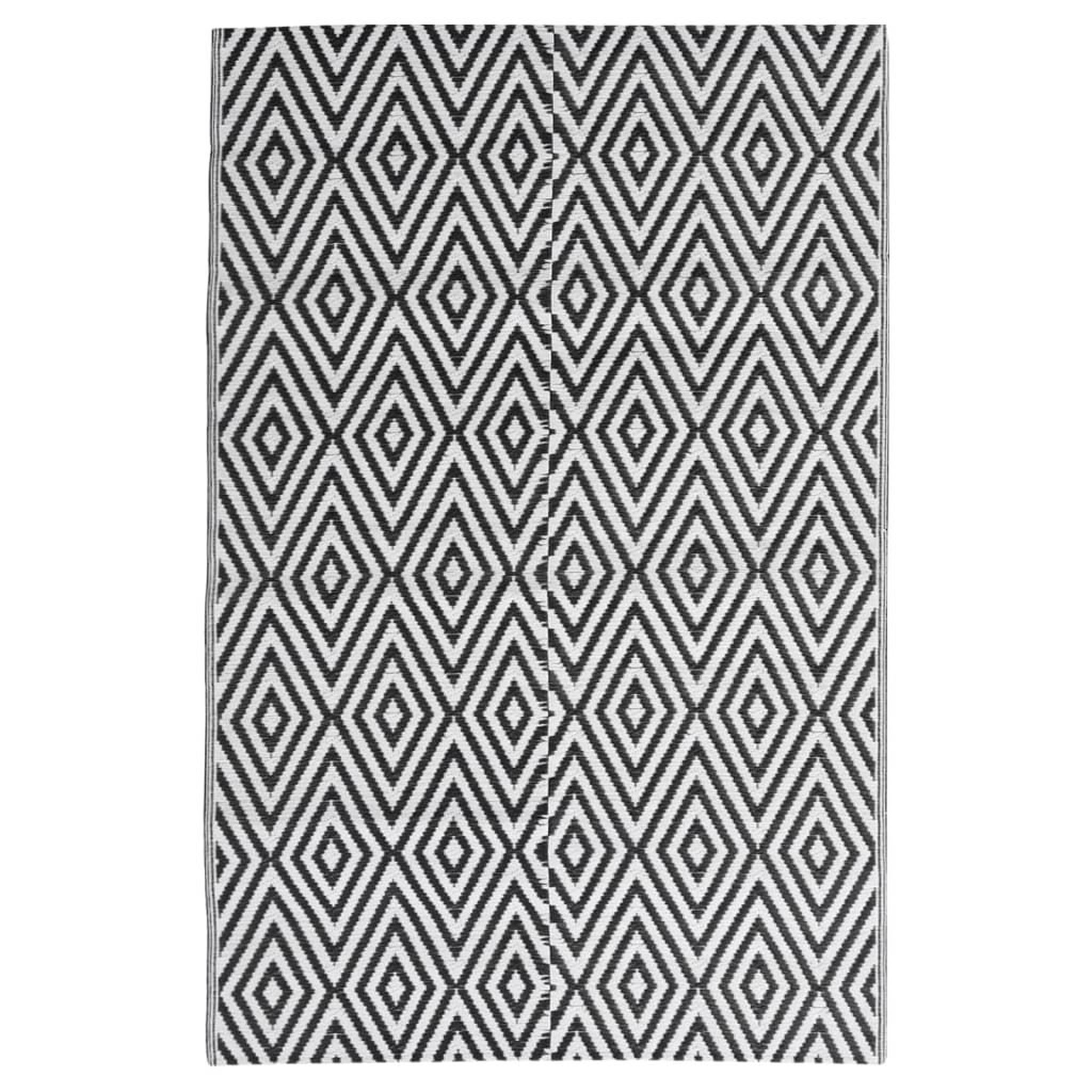 Voir la diapositive 2 : VIDAXL Tapis d'exterieur ARAKIL Noir 140x200 cm PP