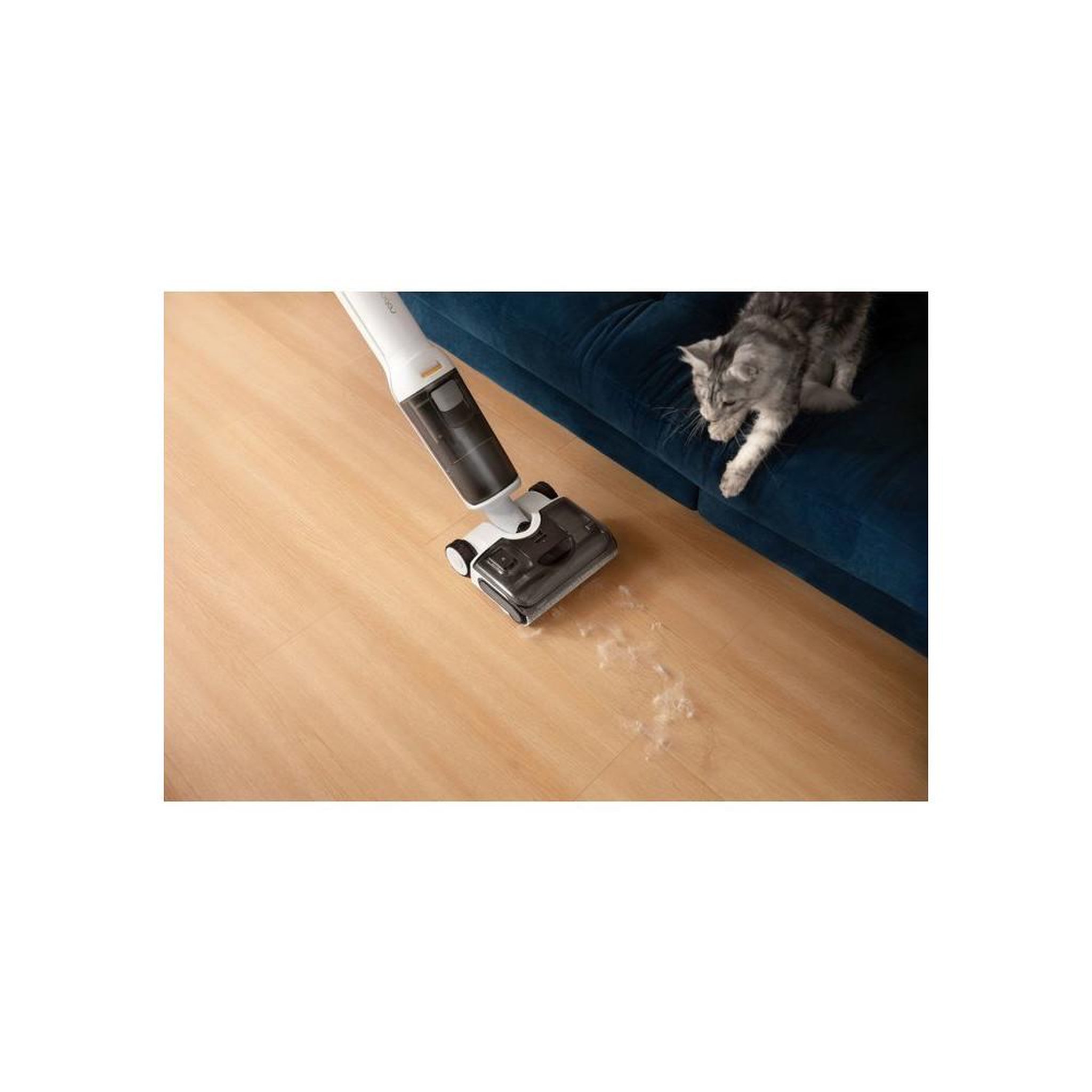 Voir la diapositive 6 : ROBOROCK Aspirateur robot sans fil laveur et aspirateur 2 en 1, lavage simultané, 20 000 Pa, autonomie jusqu'à 40 min, réservoir eau propre 0,87 L et sale 0,72 L, technologie FlatReach 2.0