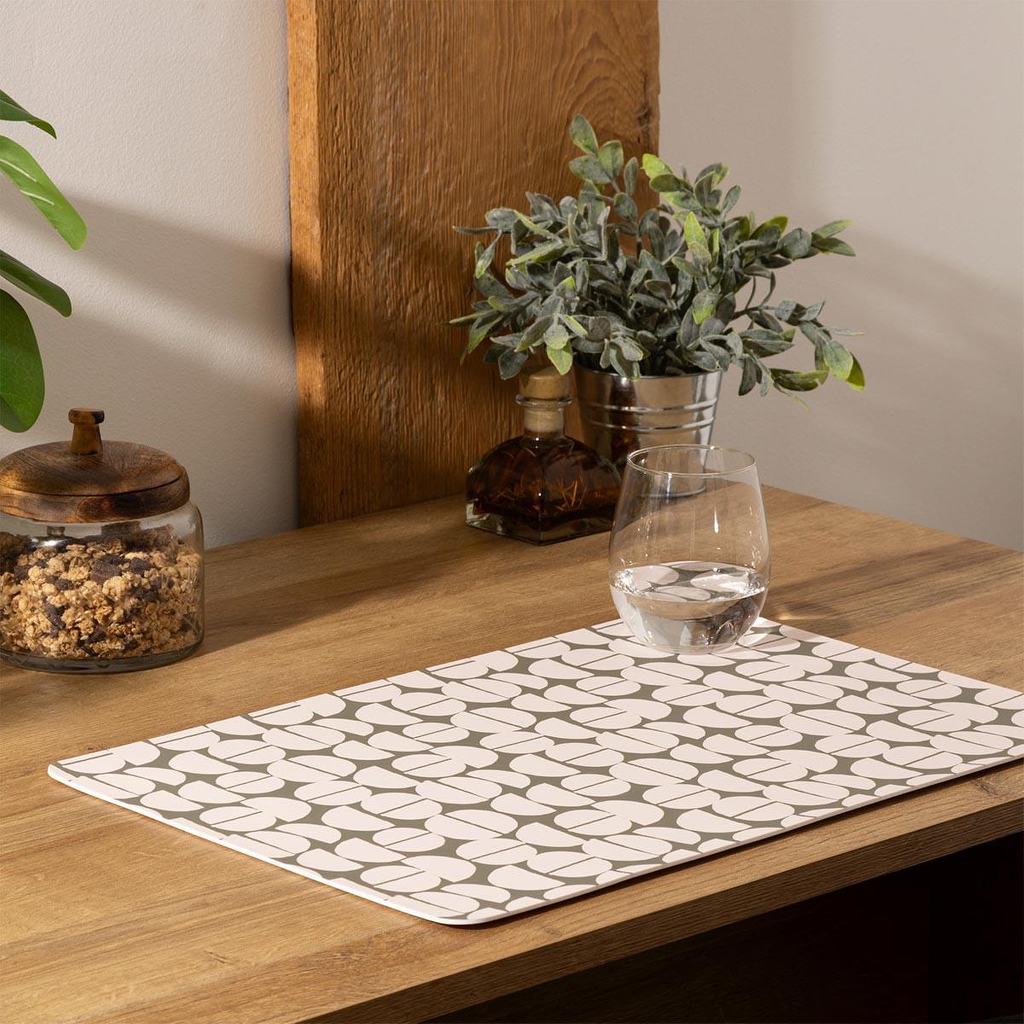 Voir la diapositive 2 : ATMOSPHERA Set de Table Beige/Kaki Atmosphera Fev
