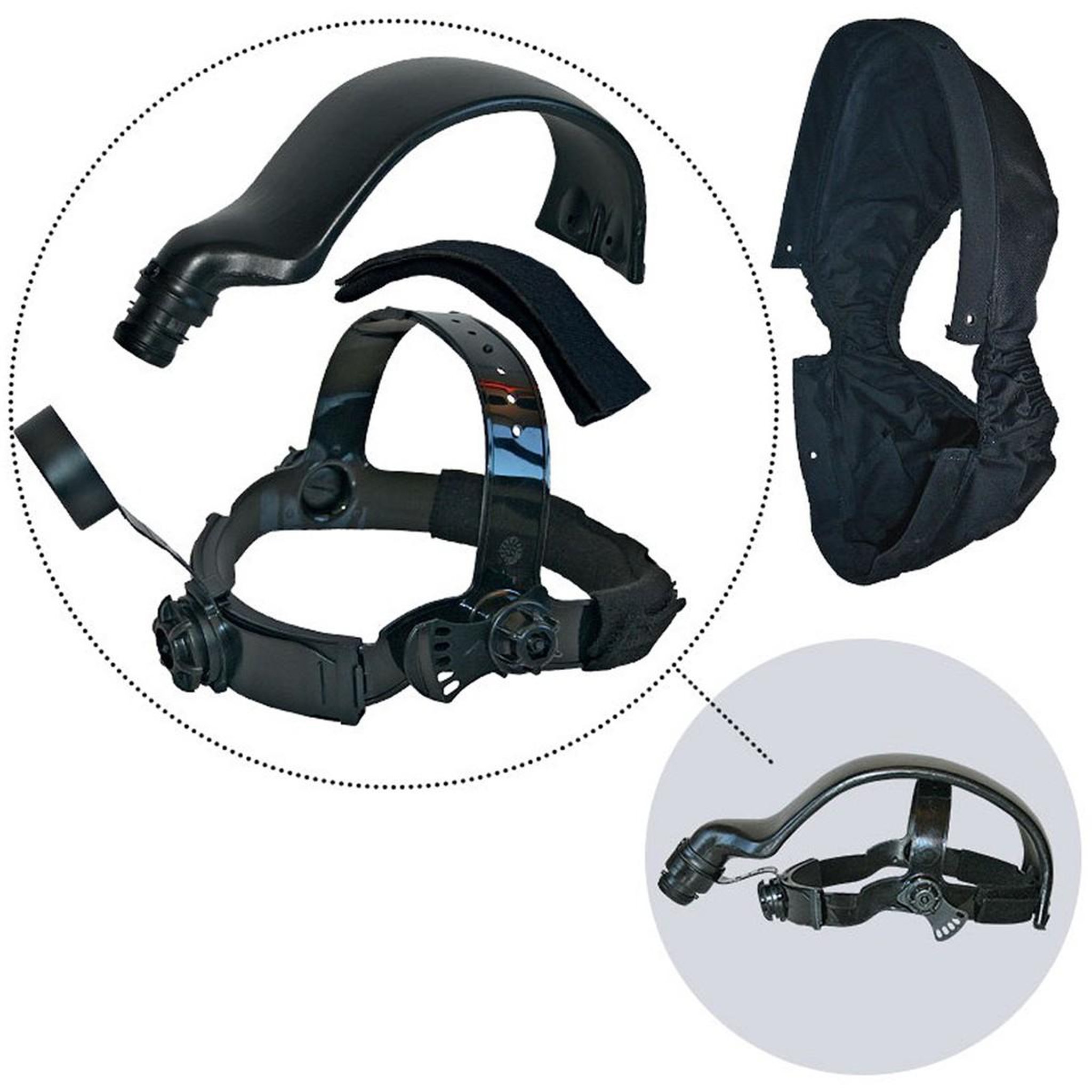 Voir la diapositive 5 : Awelco Cagoule de soudure VENTILEE Professionnelle HELMET 6000 E-AIR FRESH Teinte 4/8-8/9-13 Contrôle Digital AWELCO