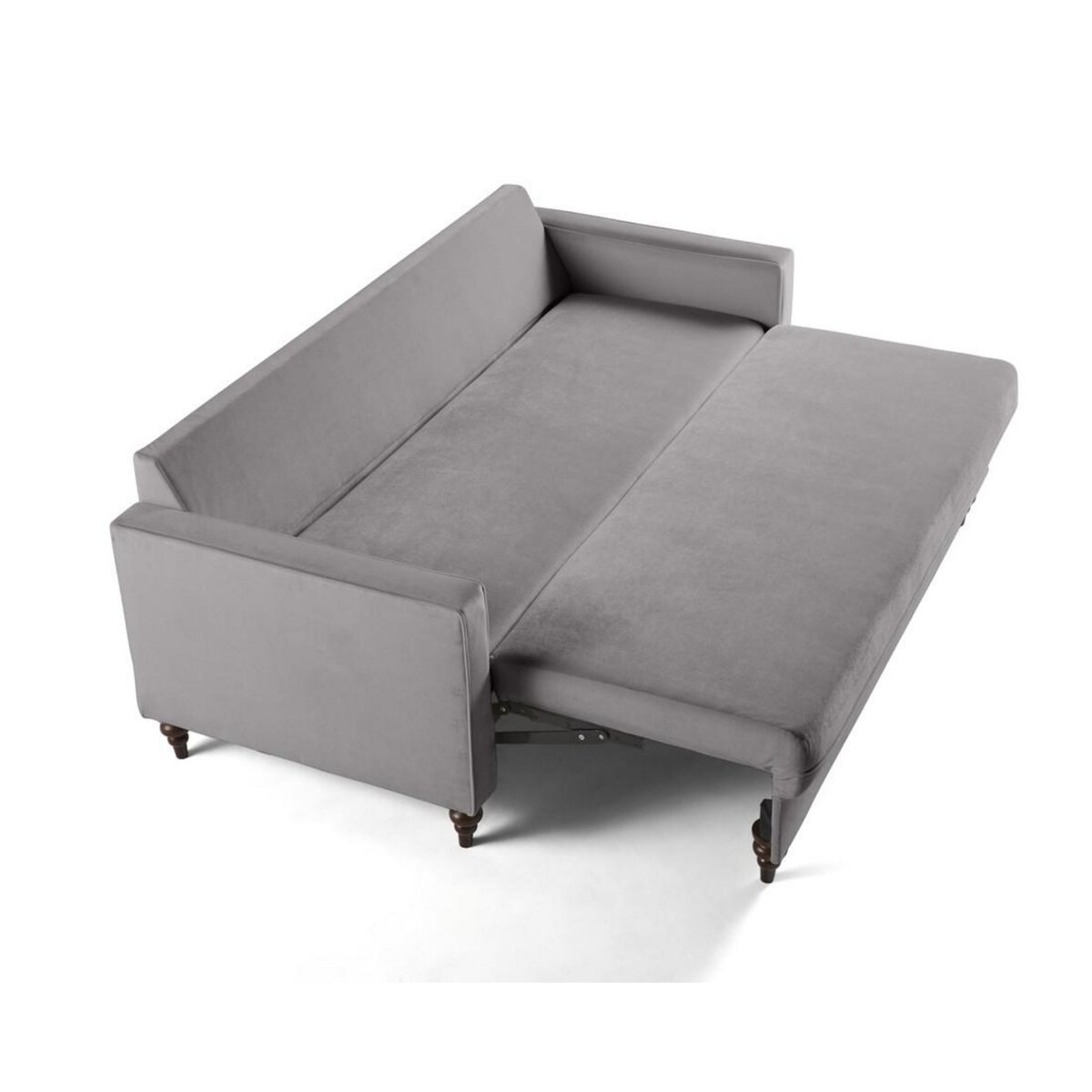 BEST MOBILIER Flamingo - canapé droit 3 places convertible en velours