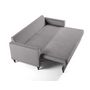 Voir la diapositive 4 : BEST MOBILIER Flamingo - canapé droit 3 places convertible en velours