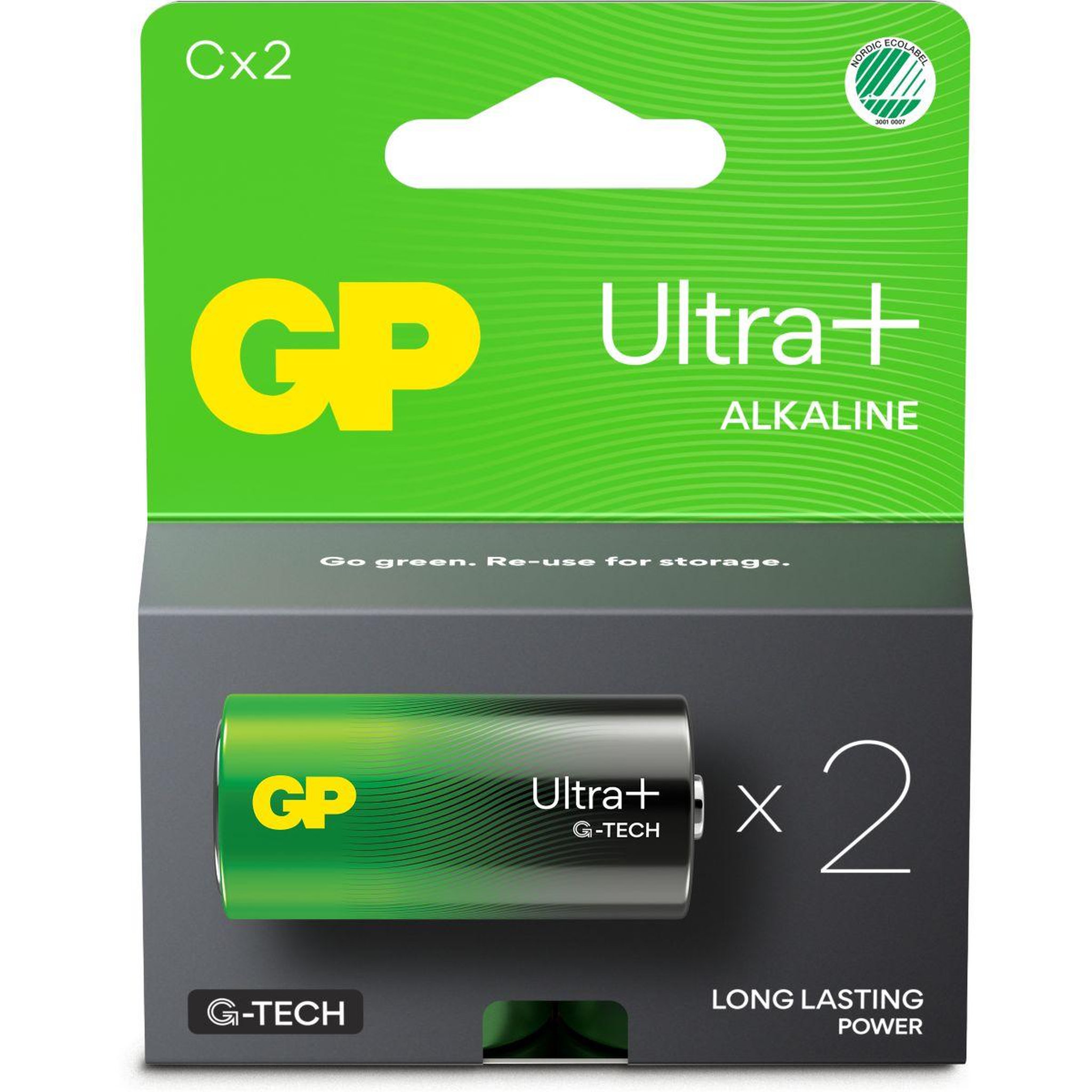 GP BATTERIES Pile ultra plus 2 piles c lr14