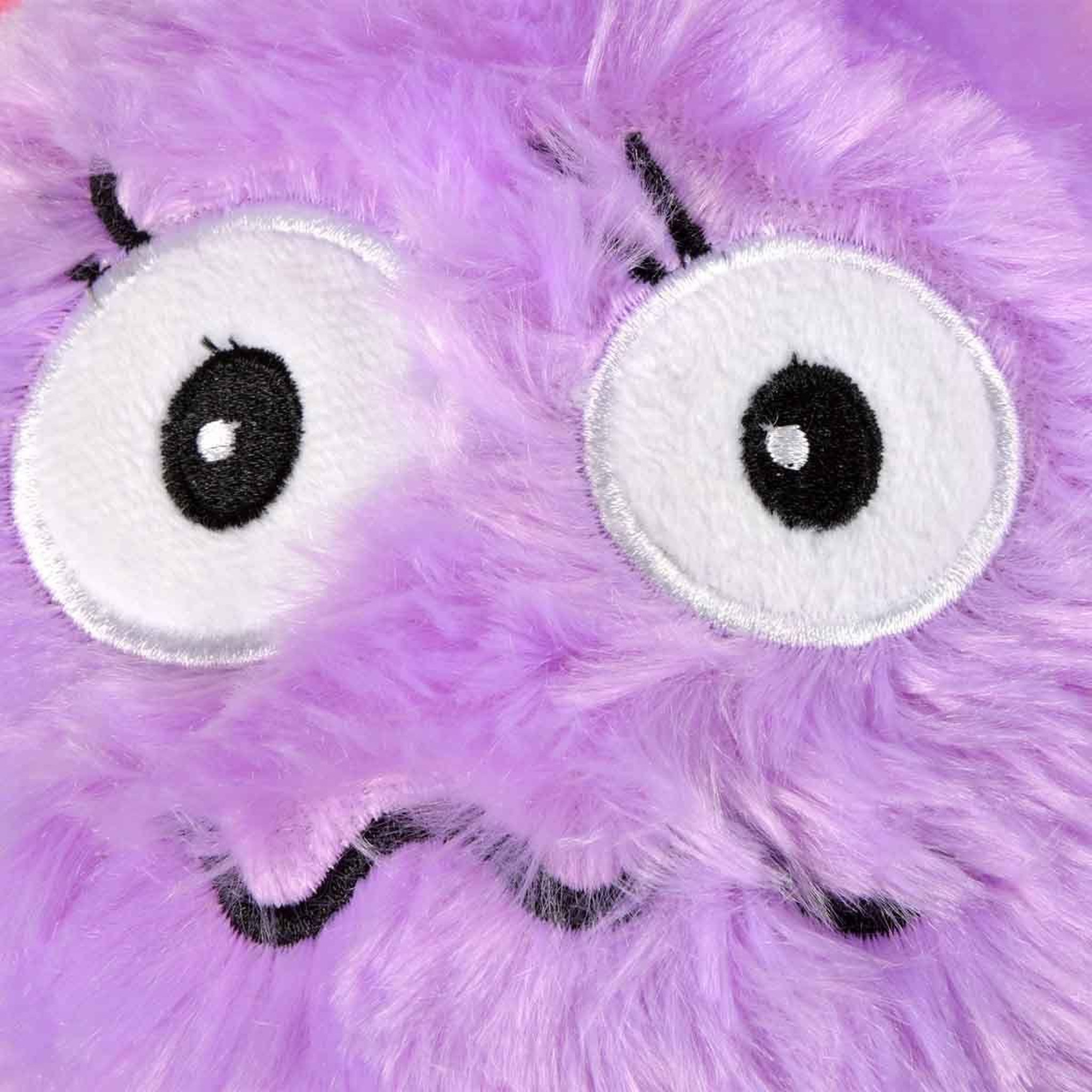 Voir la diapositive 2 : LOVE STORY Jouet pour chien  léo le monstre  14cm violet
