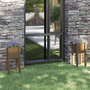 Voir la diapositive 1 : VIDAXL Jardinieres d'exterieur 2 pcs Marron miel 31x31x70cm Pin massif