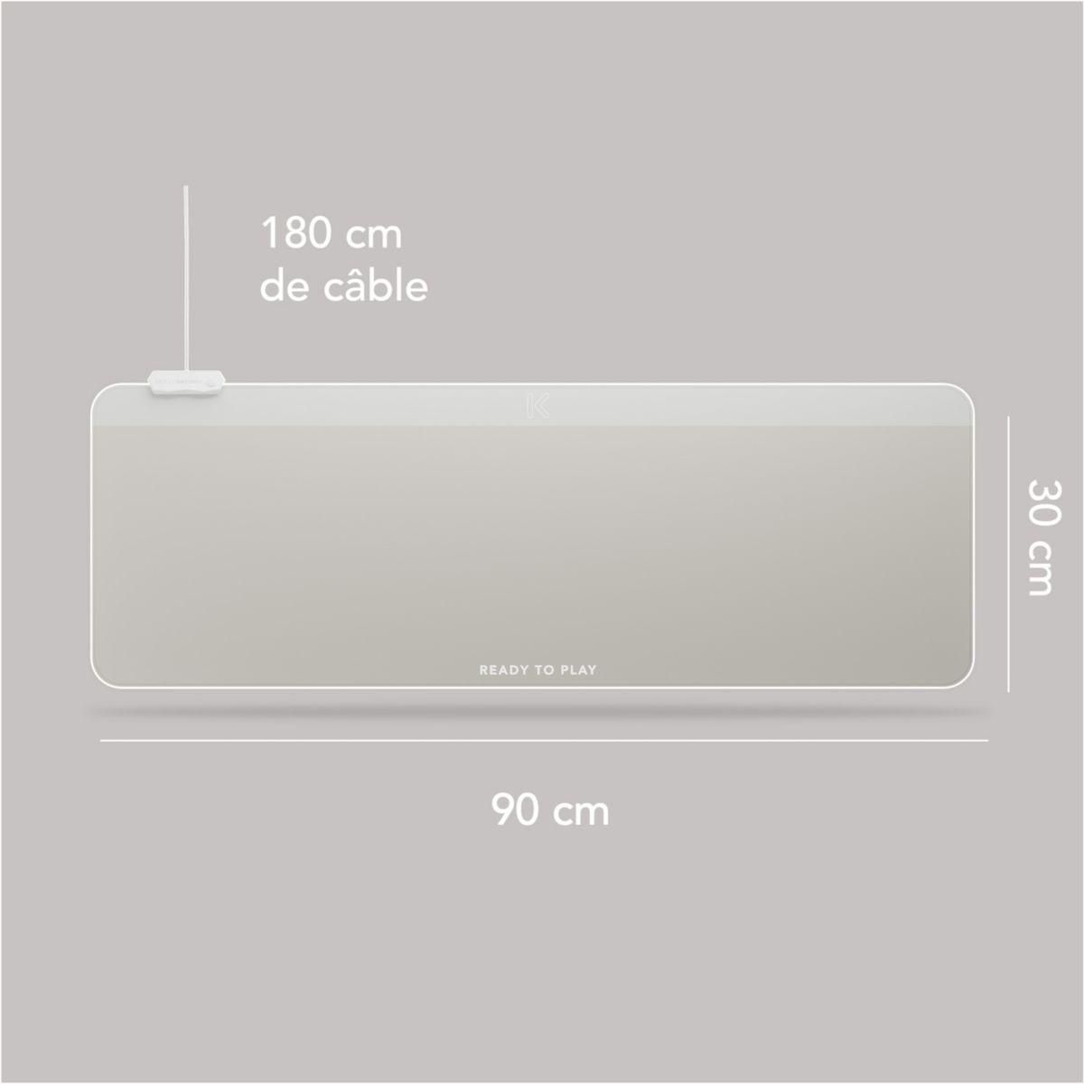 SKILLKORP Tapis de souris MM15 BLANC XXL Progress