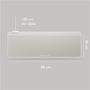 Voir la diapositive 5 : SKILLKORP Tapis de souris MM15 BLANC XXL Progress