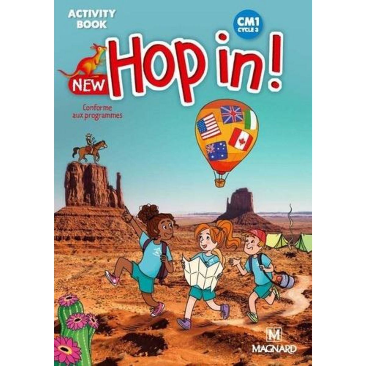 NEW HOP IN! CM1 CYCLE 3. ACTIVITY BOOK, EDITION 2019, Brikké Elisabeth