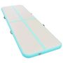 Voir la diapositive 2 : VIDAXL Tapis gonflable de gymnastique avec pompe 600x100x10cm PVC Vert