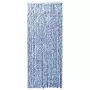 VIDAXL Moustiquaire Bleu blanc et argente 90x220 cm Chenille