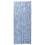 VIDAXL Moustiquaire Bleu blanc et argente 90x220 cm Chenille