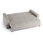Voir la diapositive 2 : LISA DESIGN Pivoine - canapé droit 3 places - convertible avec coffre - en velours côtelé