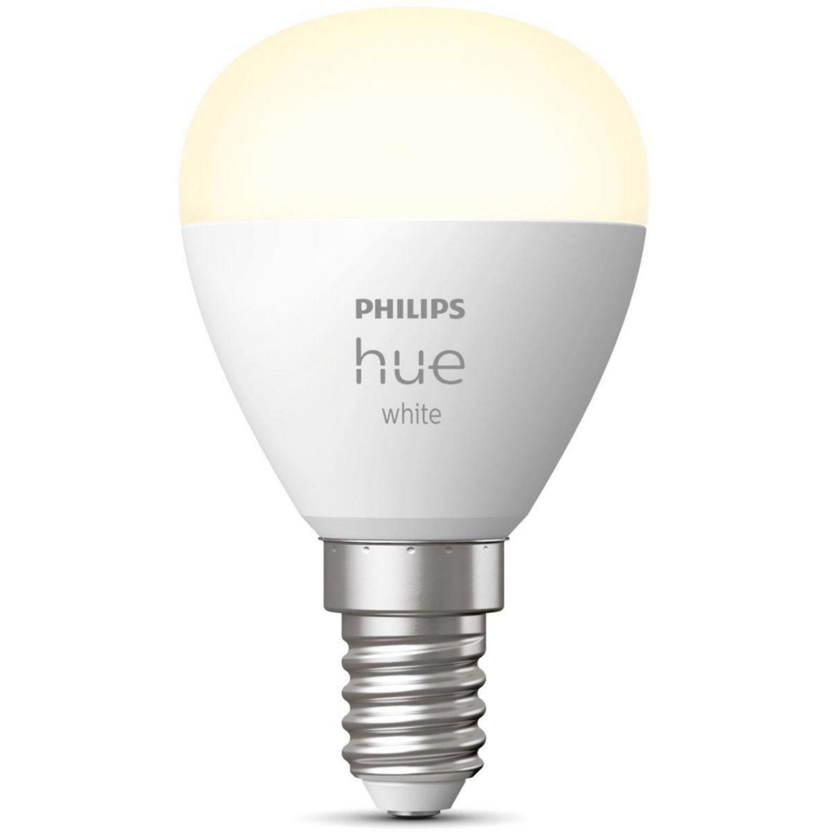 Philips Ampoule LED connectée HUE White E14 Sphérique