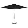Voir la diapositive 3 : VIDAXL Parasol de jardin avec mat en acier noir 300x230 cm