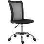 Voir la diapositive 1 : VINSETTO Vinsetto Chaise de bureau ergonomique hauteur réglable piètement chromé pivotant 360° revêtement maille noir