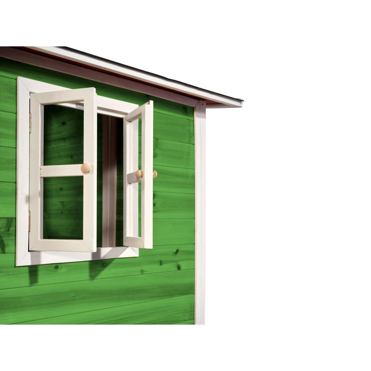 EXIT TOYS Maisonnette en bois pour enfants Loft 500 Vert - Exit Toys