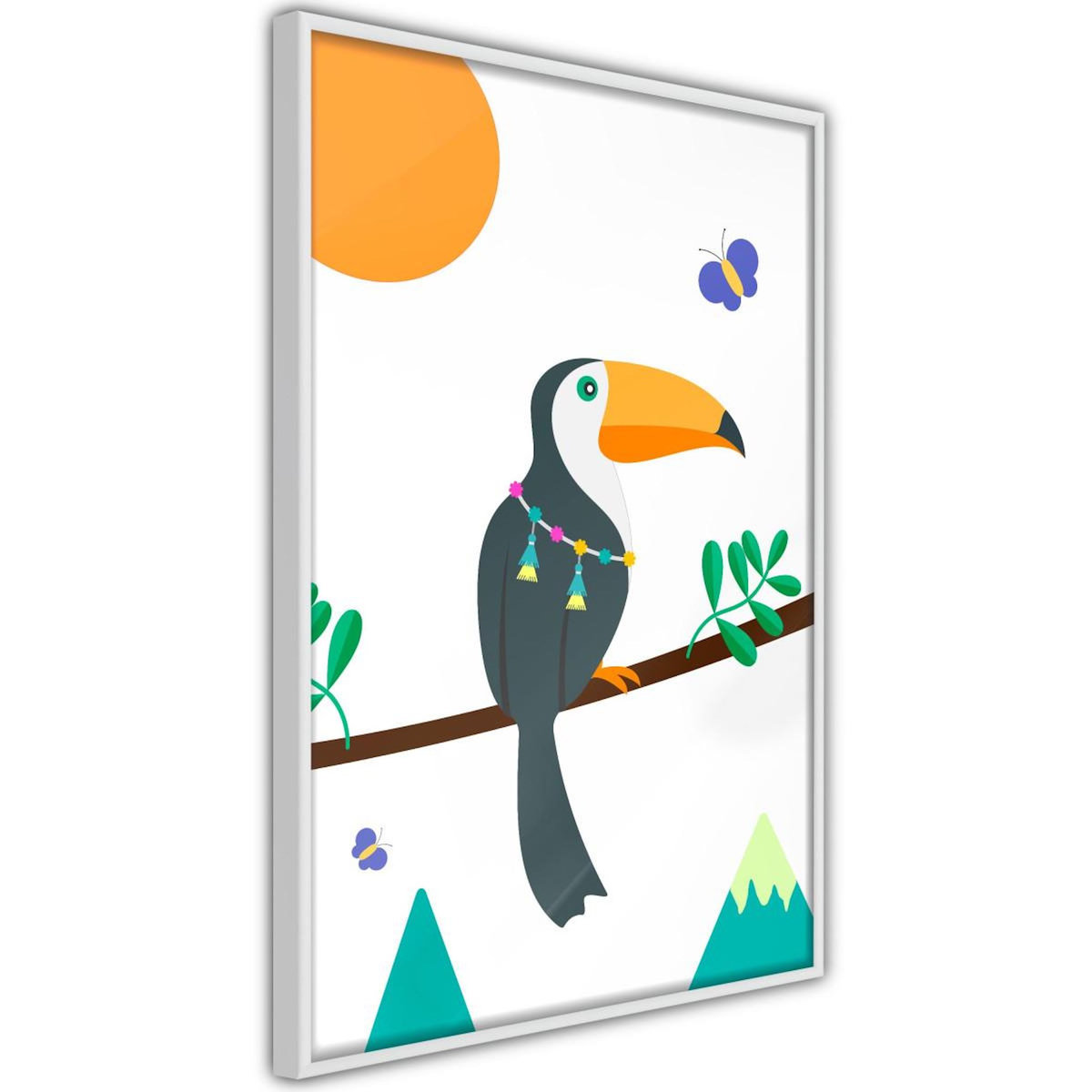 Paris Prix Affiche Murale Encadrée  Fairy-Tale Toucan