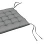 Voir la diapositive 6 : OUTSUNNY Lot de 6 coussins de chaises de jardin avec attaches gris