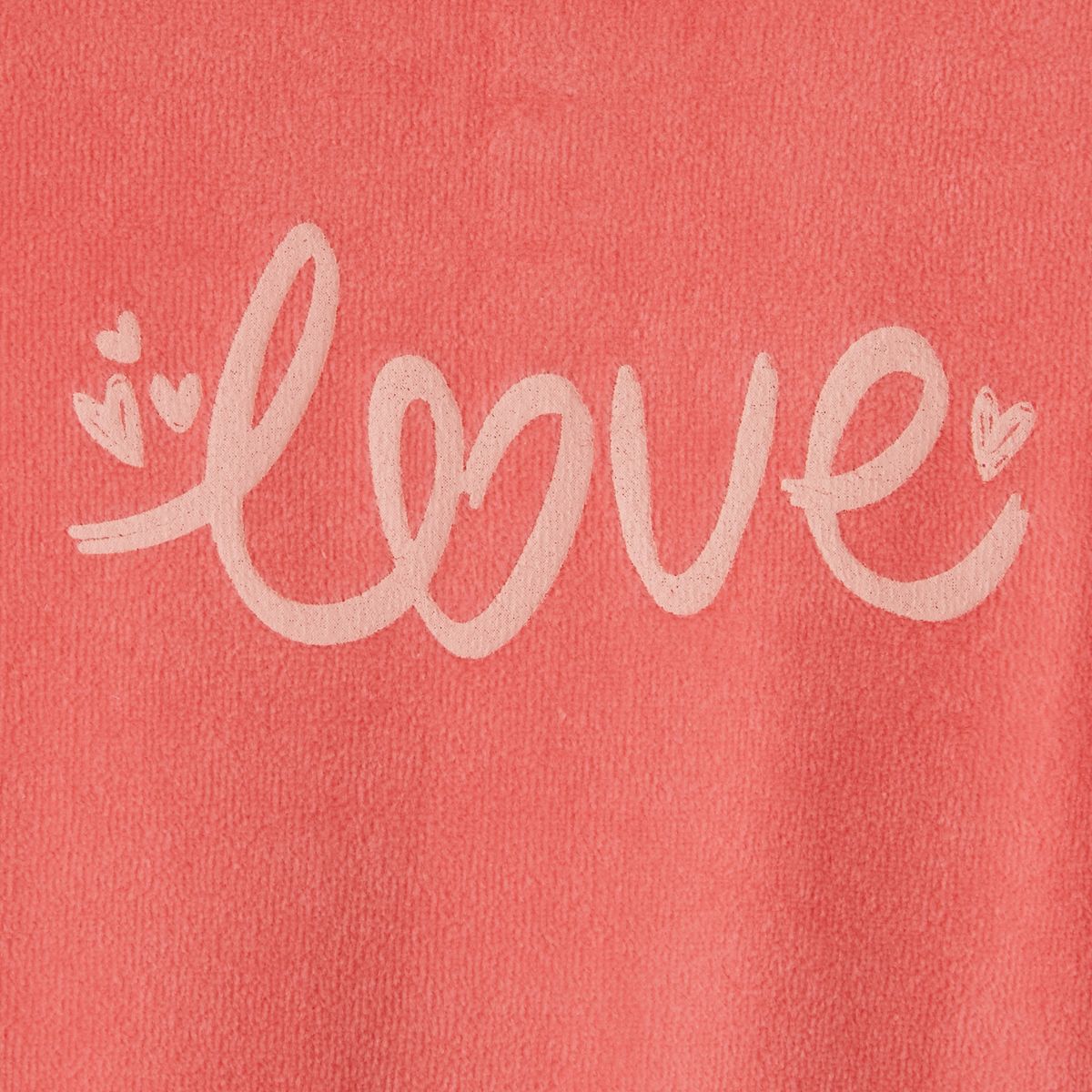 INEXTENSO Dors bien velours love bébé fille