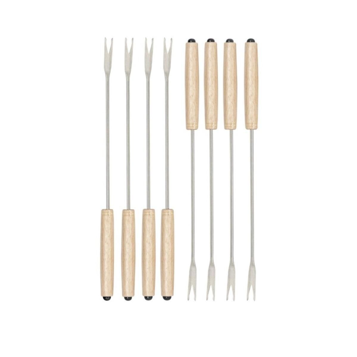 Bestron Fondue 1500w 8 fourchettes noir/bois - AFD850BW