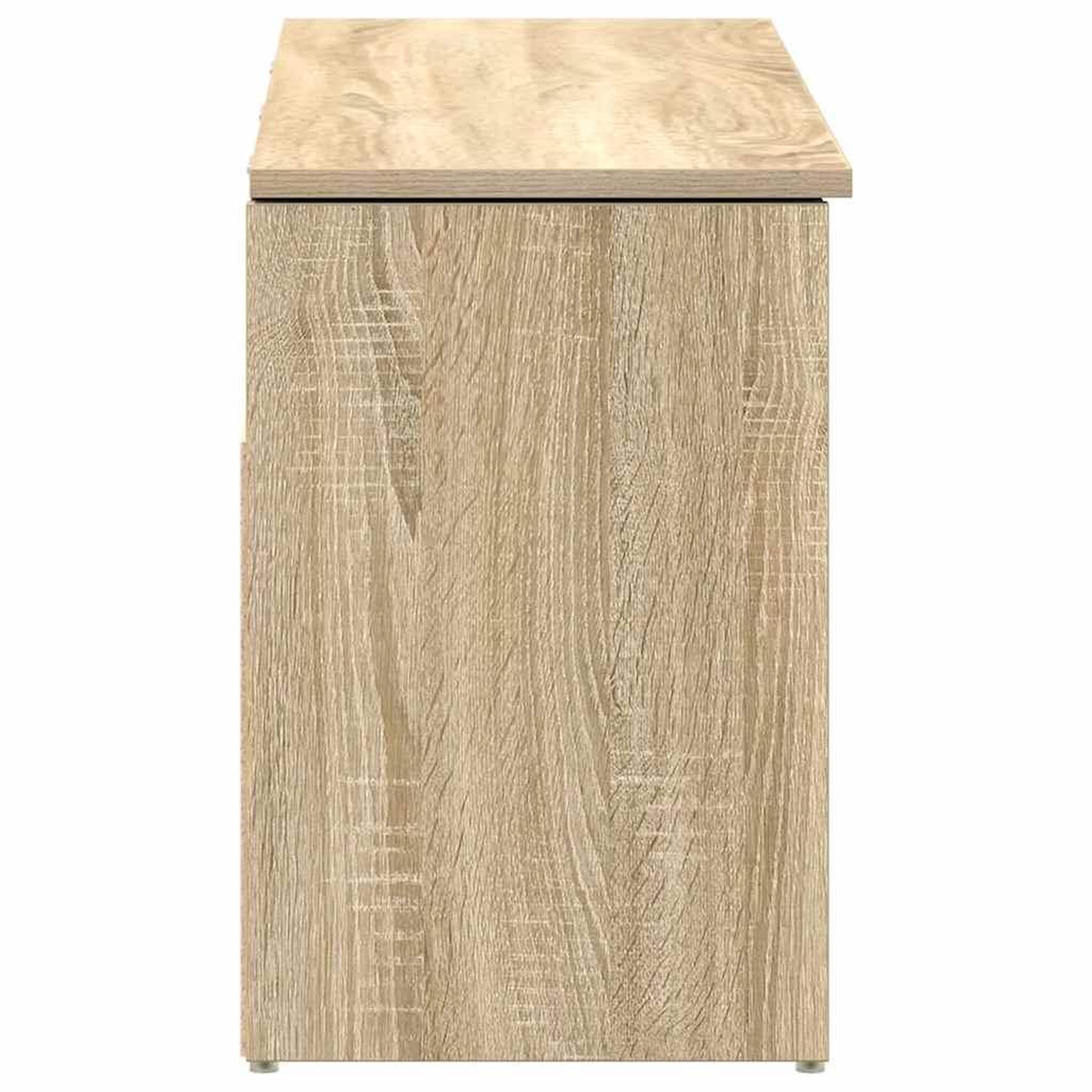 Voir la diapositive 5 : VIDAXL Banc a chaussures chene sonoma 102x30,5x45 cm bois d'ingenierie