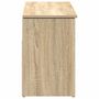 Voir la diapositive 5 : VIDAXL Banc a chaussures chene sonoma 102x30,5x45 cm bois d'ingenierie
