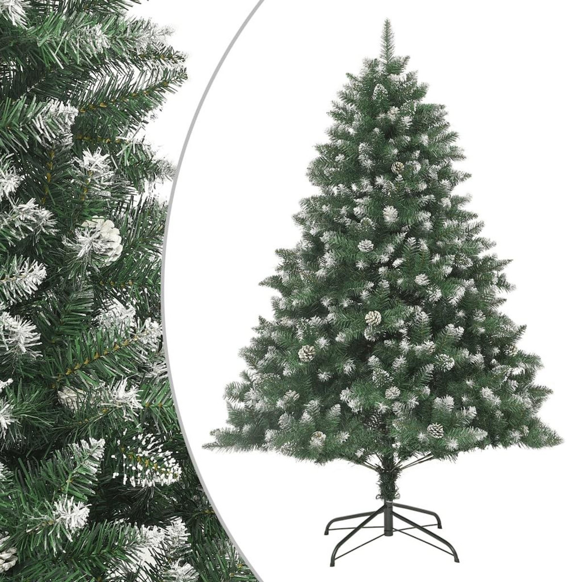 VIDAXL Sapin de Noël artificiel avec support 240 cm PVC